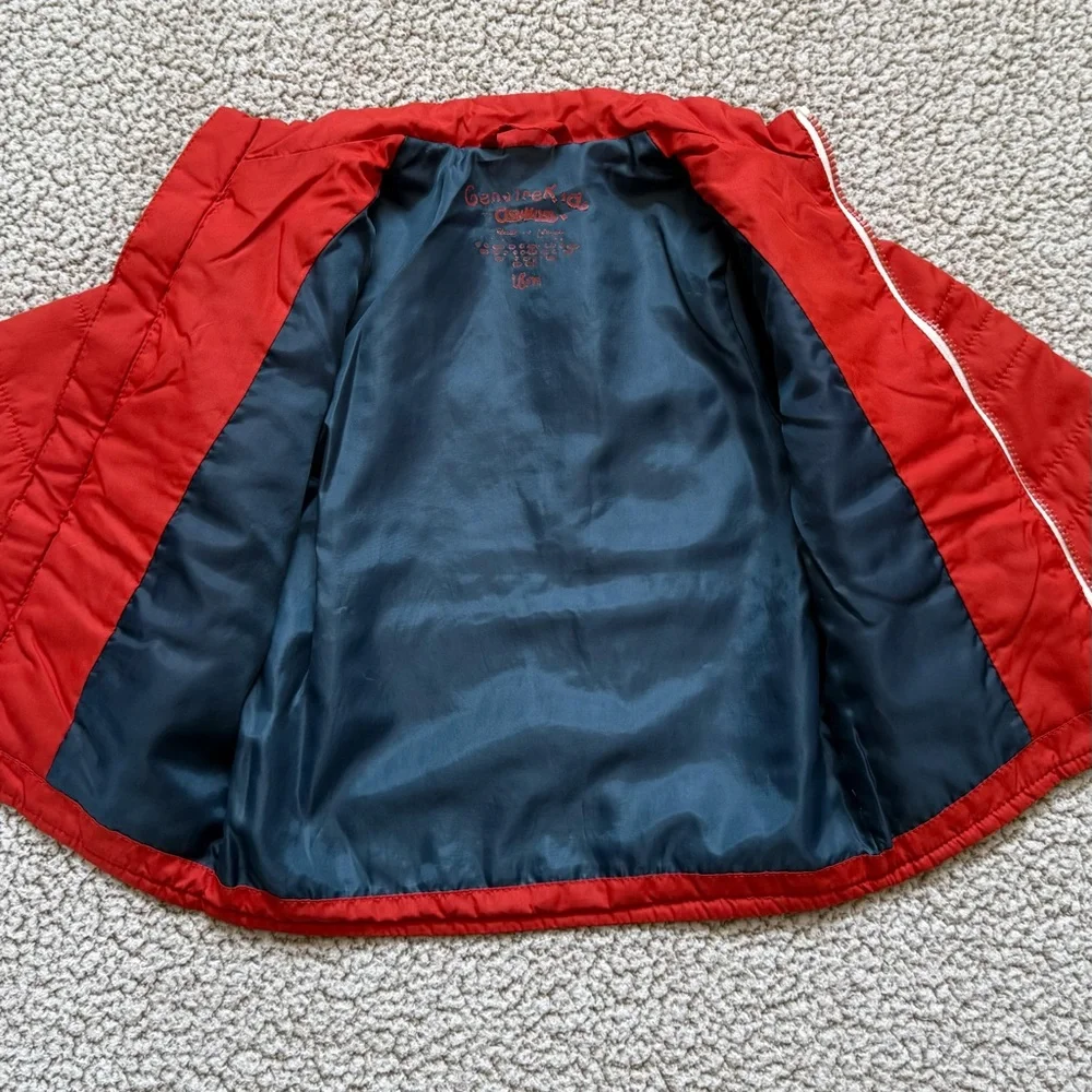 🧸 OshKosh B’Gosh | “Play All Day” Orange Quilted Jacket